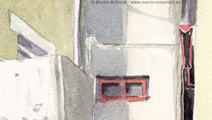 Verwinkelte Ecken | Aquarell