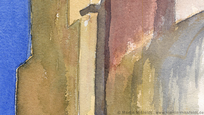Farbige Wände | Aquarell