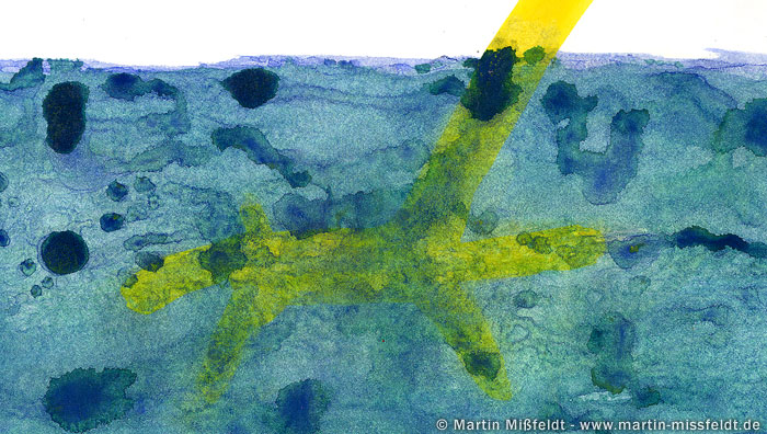 Wasser | Aquarell Wasser | Aquarell