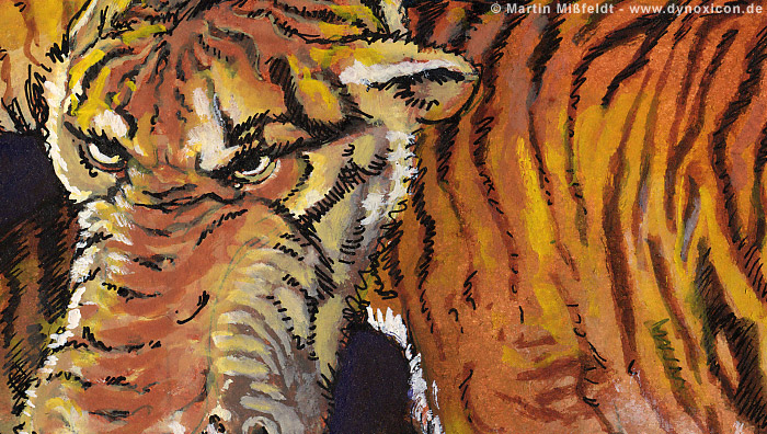 Tiger-Giraffe nach Pieter Paul Rubens | Kunst Cartoon