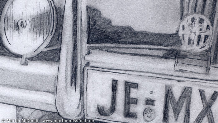 Bumper | Pencil drawing