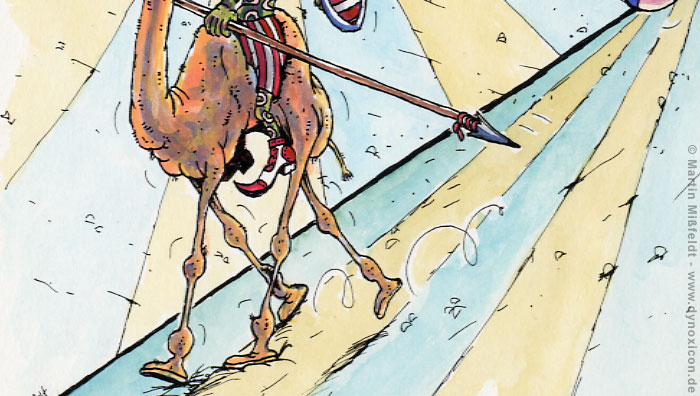 Desert ship Rocinante is a camel | Giraffe Cartoon