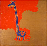 Ölbild: Die Verdauung der Giraffe