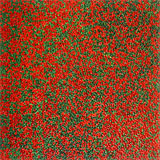 Ölbild: Rot Grün Tupfen â€“ Abstrakte Malerei