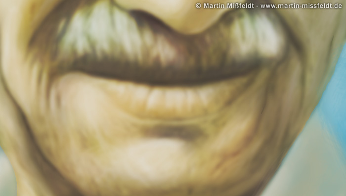 Mouth with a moustache | speedpainting Mouth with a moustache | speedpainting