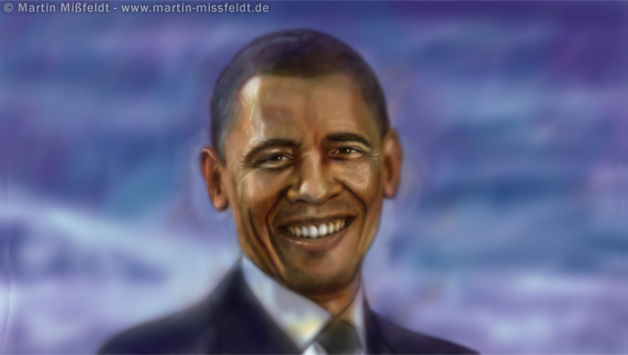 Barack Obama Portrait 