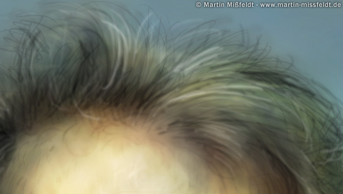 Forehead and hair | speedpainting Forehead and hair | speedpainting