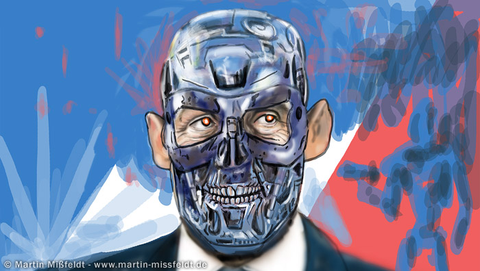 Digitale Malerei Schritt 4: Gesicht mit Maske | Speed painting