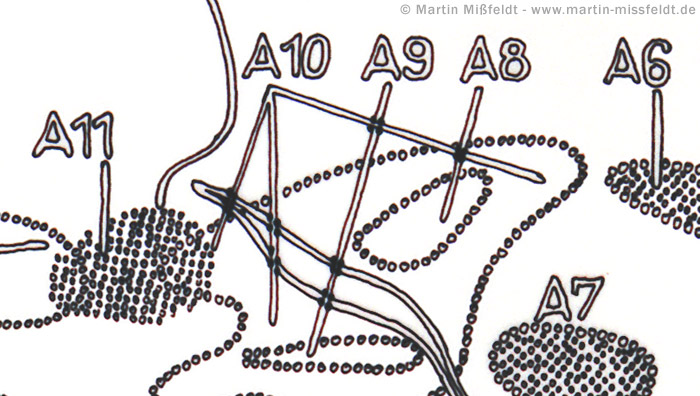 A11 A10 A9 A8 A7 A6 | Fineliner drawing A11 A10 A9 A8 A7 A6 | Fineliner drawing