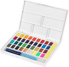 Aquarellkasten Faber-Castell, 36 halbe