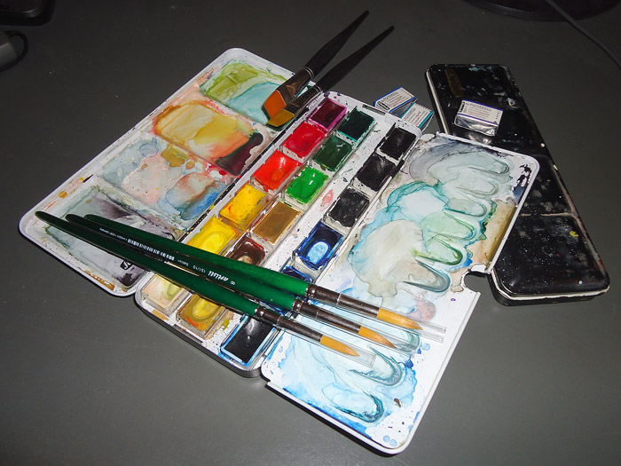 Aquarellkasten (Schmincke) Aquarellkasten (Schmincke)