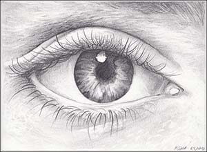 Zeichnen: Auge