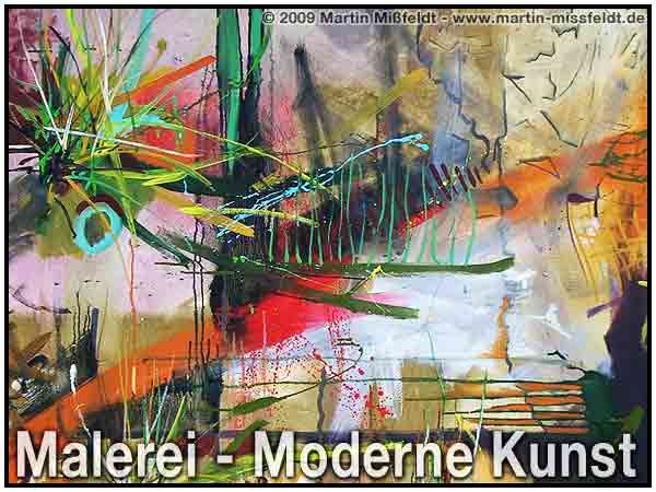 Kunstmalerei - moderne Kunst (max. Komprimierung)