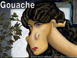 Gouache Malerei