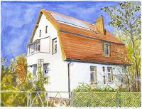 Aquarellbild Haus Panketal