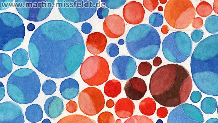 Aquarellmalerei, Detail aus La Danse
