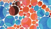 Aquarellfarbe, Detail aus La Danse