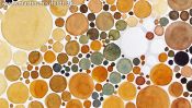 Aquarellbild Kornernte Bruegel (Detail 1)