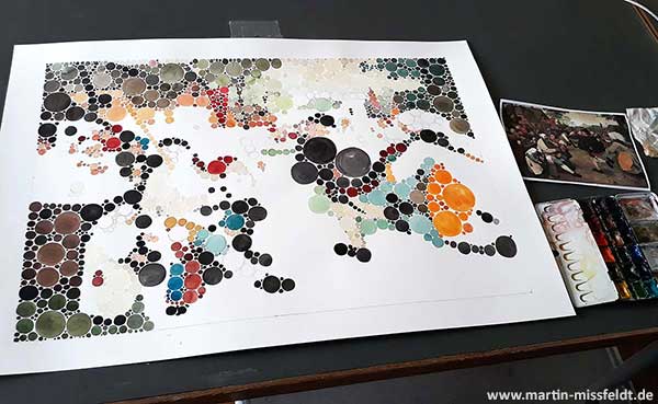 Work in Progress: Die Arbeit am Bauerntanz-Bild