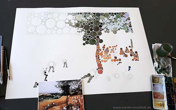 Work in Progress: Die Arbeit am Kornernte-Bild