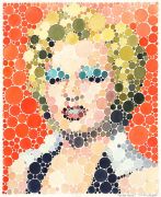 Portrait Marilyn Monroe (Neo-Pointilismus)