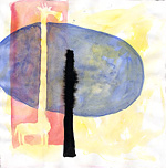 Aquarell Rot, Gelb, Blau Aquarell Rot, Gelb, Blau