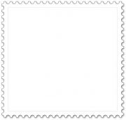 Malvorlage Briefmarke Quadrat