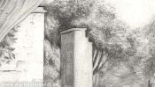 Bruegels Garten (Bleistiftzeichnung) (Detail 1)