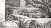 Bruegels Garten (Bleistiftzeichnung) (Detail 2)