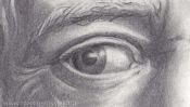 Auge (Portraitzeichnung, Detail 1)