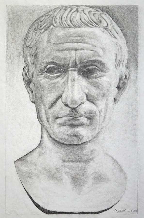 Julius Ceasar Bleistiftzeichnung