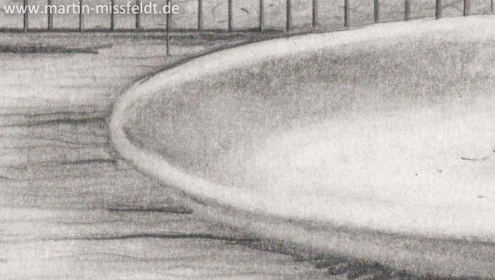 Karges Mahl Zeichnung (Detail 1)