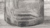 Karges Mahl Zeichnung (Detail 3)