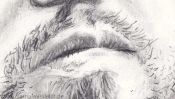 Mund zeichnen, Portraitzeichnung (Detail 2)