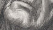 Trauriges Erbe Bleistiftzeichnung (Detail 3)