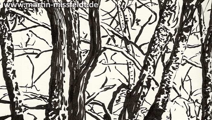 Lobetaler Baeume Brushpen (Detail 1)