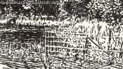 Wukensee (Grafik, Brush-Pen-Zeichnung) (Detail 3)