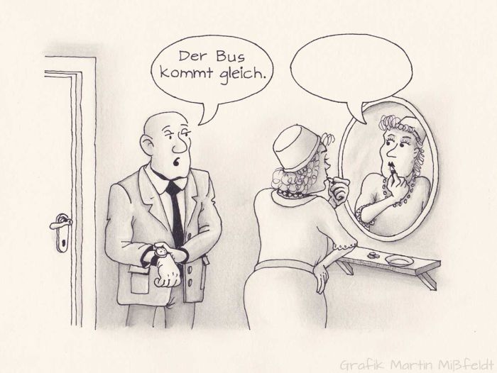 Der Bus kommt gleich (Vier-Ohren-Modell Beispiel)