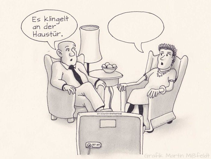 Es klingelt an der Haustür