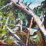 Action painting in der Natur