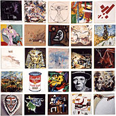 Kunstbilder: 4 x 25