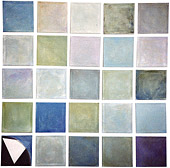 Vier mal Fünfundzwanzig: Blau (Selbstportrait)
