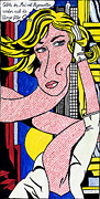 Blonde nach Roy Lichtenstein