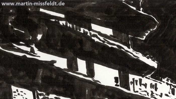 Einsames Mädchen am Meer (Detail 1)