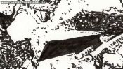 Im Land der Dichter und Henker (Zeichnung zum Gazakrieg) (Detail 3)