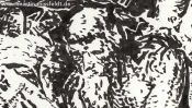 Im Land der Dichter und Henker (Zeichnung zum Gazakrieg) (Detail 4)
