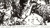 Im Land der Dichter und Henker (Zeichnung zum Gazakrieg) (Detail 5)
