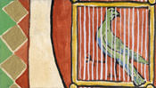 Der Vogel im Käfig und im Wappen