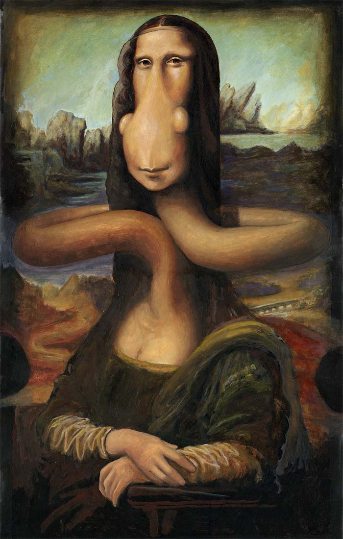 Mona Lisa Cartoon