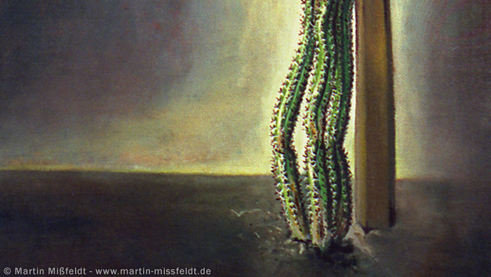 Klassisches Portrait eines Kaktus
